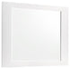 Felicity - Rectangle Dresser Mirror - Glossy White Unique Piece Furniture