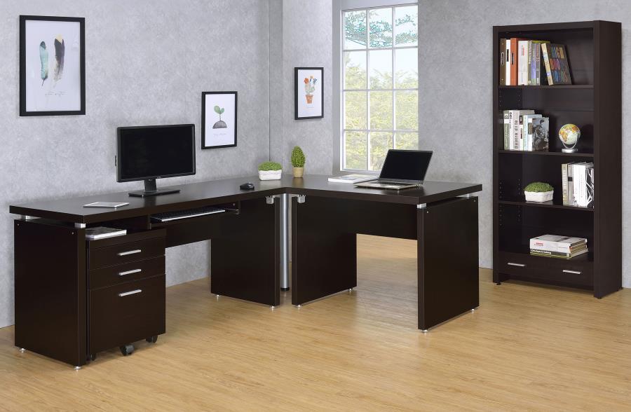 Skylar - Extension Desk - Cappuccino Unique Piece Furniture