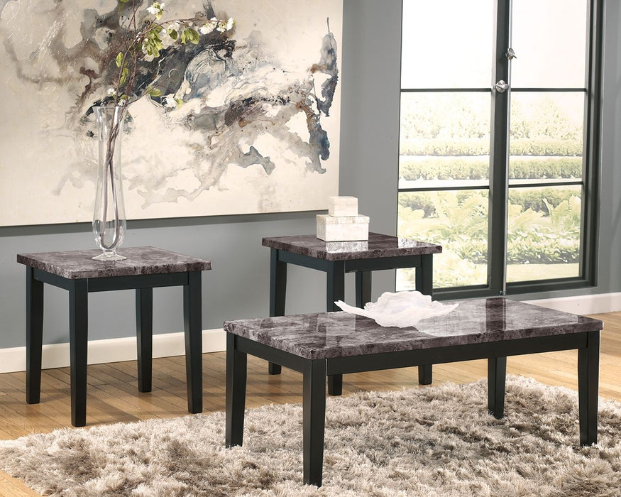Maysville - Black - Occasional Table Set (Set of 3) Unique Piece Furniture
