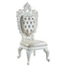 Vanaheim - Side Chair (Set of 2) - Beige PU & Antique White Finish Unique Piece Furniture