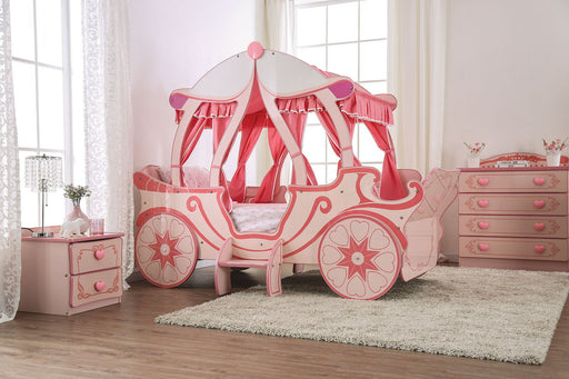 Arianna - Twin Bed - Pink Unique Piece Furniture