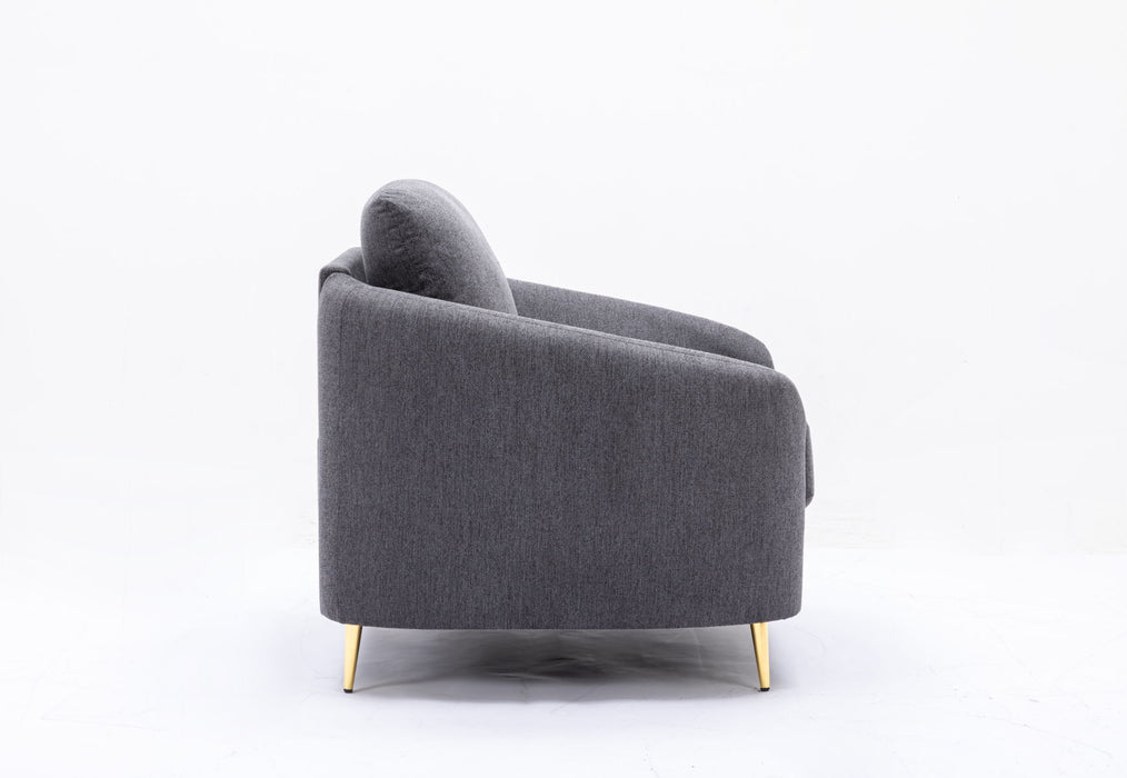 Acme Yuina Chair, Gray Linen