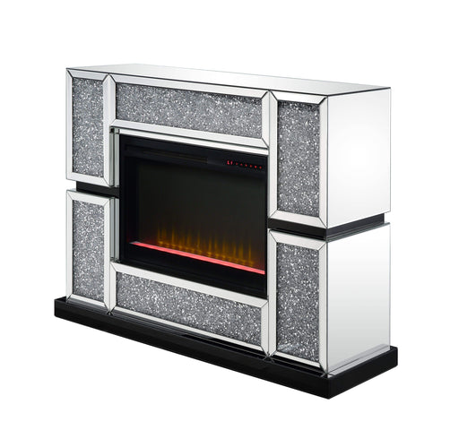 Noralie - Fireplace - Pearl Silver - 36" Unique Piece Furniture