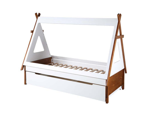 Loreen - Twin Bed - Oak & White Finish Unique Piece Furniture