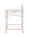 Massi - 1-Shelf Nightstand With Glass Top - Powder Pink Unique Piece Furniture