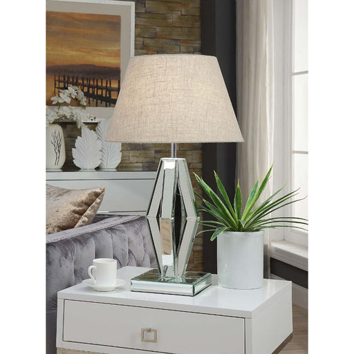 Britt - Table Lamp - Mirrored & Chrome Unique Piece Furniture