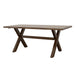 Alston - X-Shaped Dining Table - Knotty Nutmeg Unique Piece Furniture