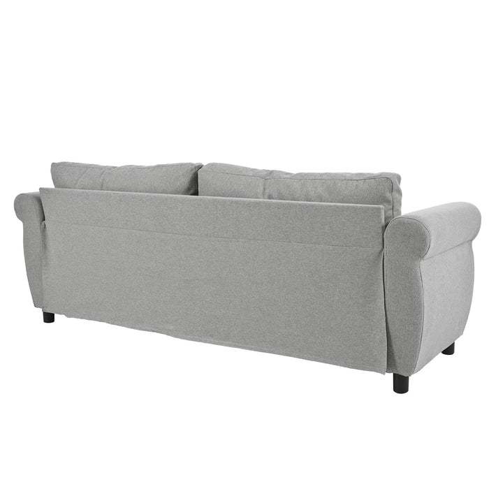 U_Style 2-In-1 Sofa Bed Sleeper With Large Memory Mattress For Living Room Spaces Bedroom