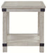 Carynhurst - Whitewash - Rectangular End Table Unique Piece Furniture