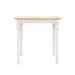 Carlene - Square Top Dining Table - Natural Brown And White Unique Piece Furniture