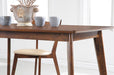 Kersey - 5 Piece Rectangular Dining Set - Chestnut And Tan Unique Piece Furniture