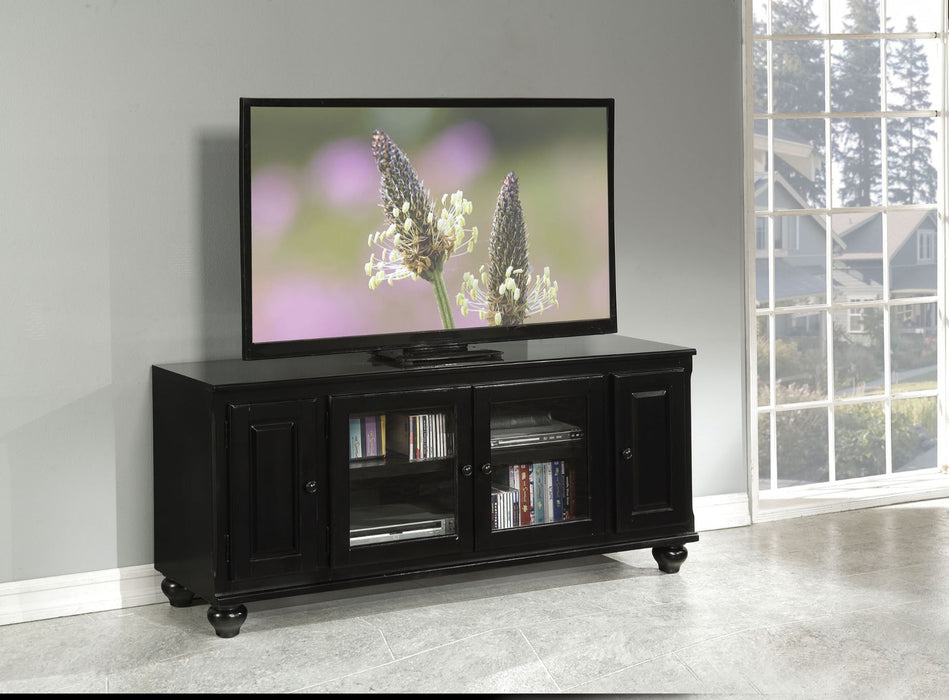 Ferla - TV Stand - Black Unique Piece Furniture