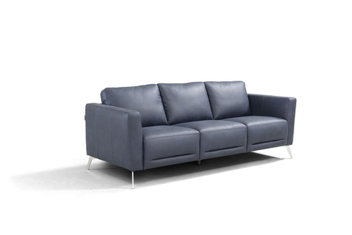 Astonic - Sofa - Blue Leather Unique Piece Furniture