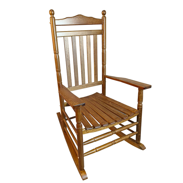 Balcony Porch Adult Rocking Chair Oak
