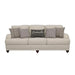 Glenn - Cushion Back Sofa - Light Gray Unique Piece Furniture