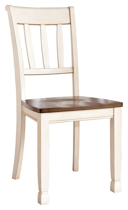 Whitesburg - Brown / Cottage White - Dining Room Side Chair (Set of 2) Unique Piece Furniture