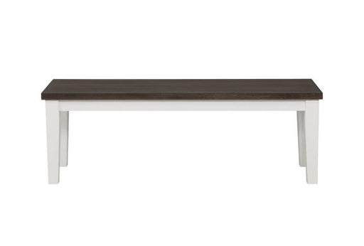 Kingman - Rectangular Bench - Espresso And White Unique Piece Furniture