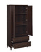 Wadeline - 2-Door Tall Accent Cabinet - Rustic Tobacco Unique Piece Furniture
