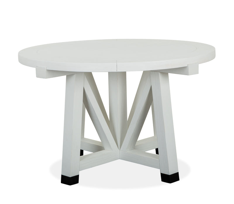 Harper Springs - Round Dining Table - Silo White