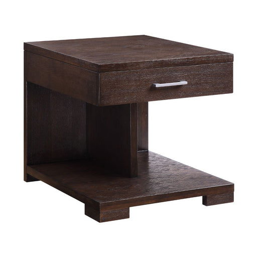 Niamey - End Table - Walnut Unique Piece Furniture
