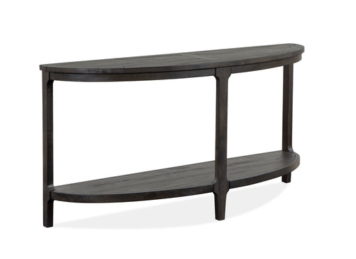 Boswell - Demilune Sofa Table - Peppercorn Unique Piece Furniture