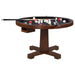 Marietta - Round Wooden Game Table - Tobacco Unique Piece Furniture