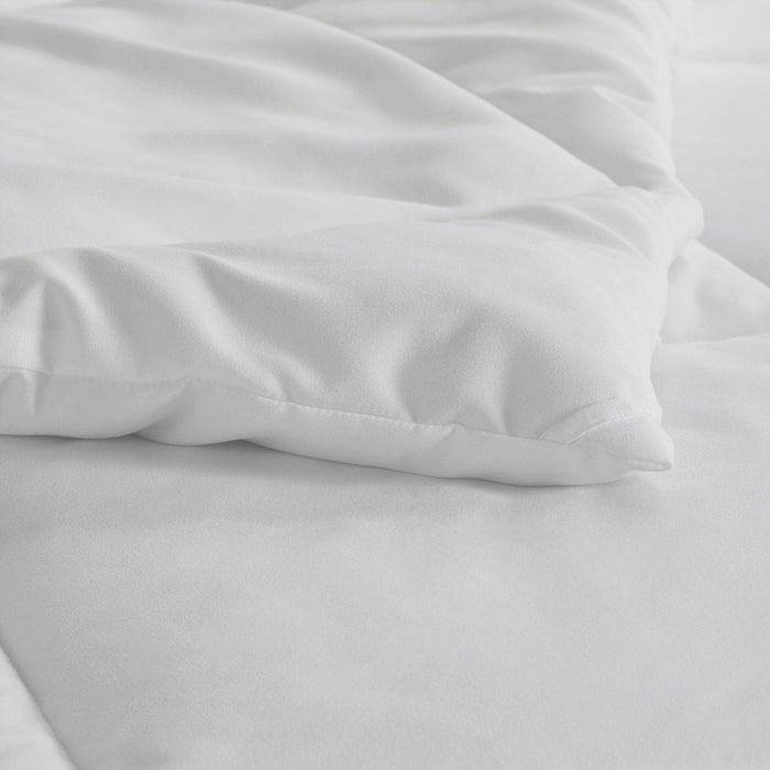 Oversized Down Alt Comforter With Heiq Smart Temp Treatment, White