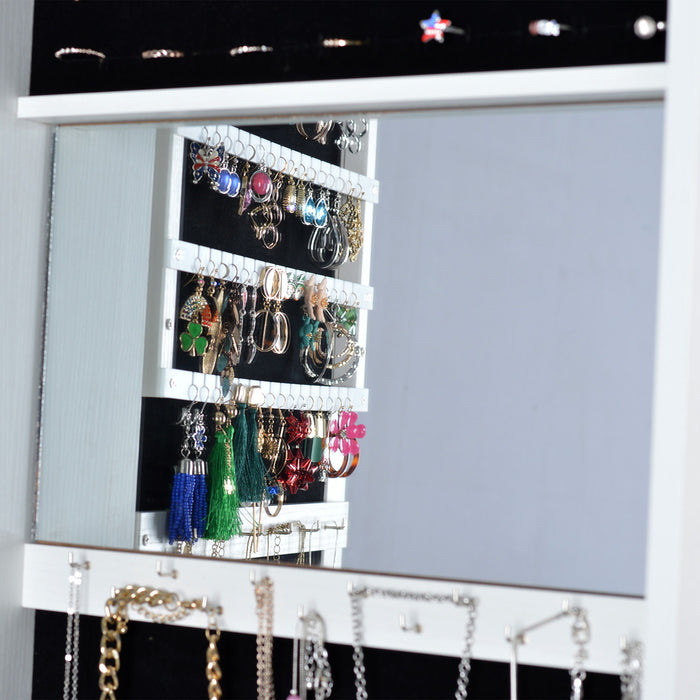 Full Length Mirror 360В° Swivel Jewelry Cabinet