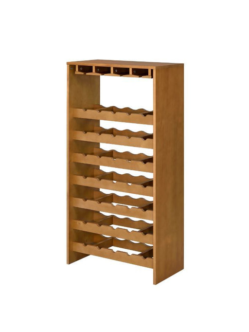 Hanzi - Wine Cabinet - Oak Finish Unique Piece Furniture