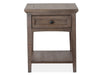 Paxton Place - Rectangular End Table - Dovetail Grey Unique Piece Furniture
