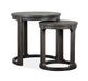 Boswell - Round Nesting End Table - Peppercorn Unique Piece Furniture