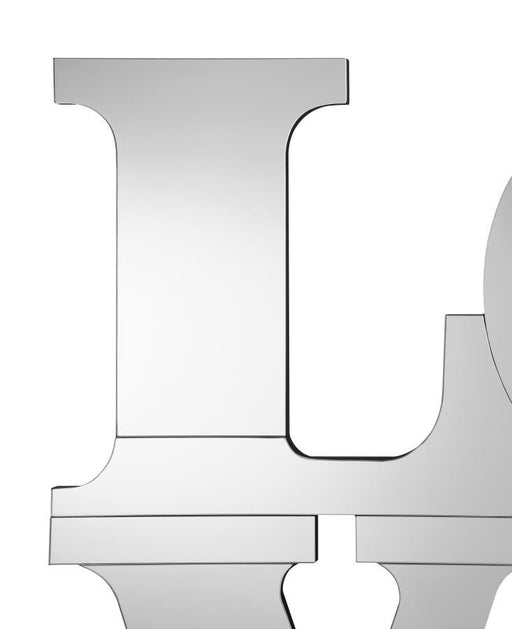 Keiran - Letter Shaped Wall Mirror Unique Piece Furniture