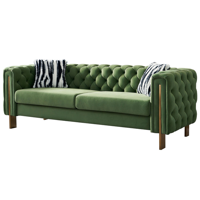 Modern Sofa - Mint Green
