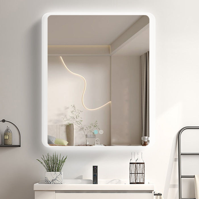 30 X 36 Led Mirror For Bathroom, Led Vanity Mirror, Adjustable 3 Color, Dimmable Vanity Mirror With Lights, Anti-Fog, Touch Control, Wall Mounted Bathroom Mirror, Vertical