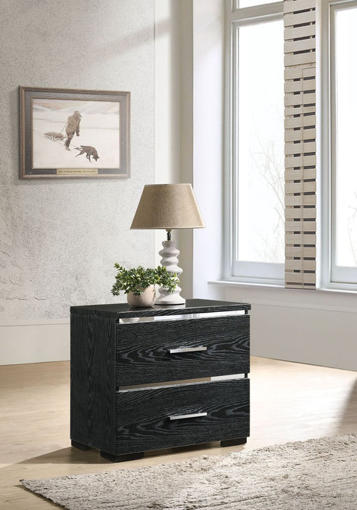 Laleh - Accent Table - Black (High Gloss) Unique Piece Furniture