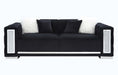Trislar - Sofa - Black Velvet Unique Piece Furniture