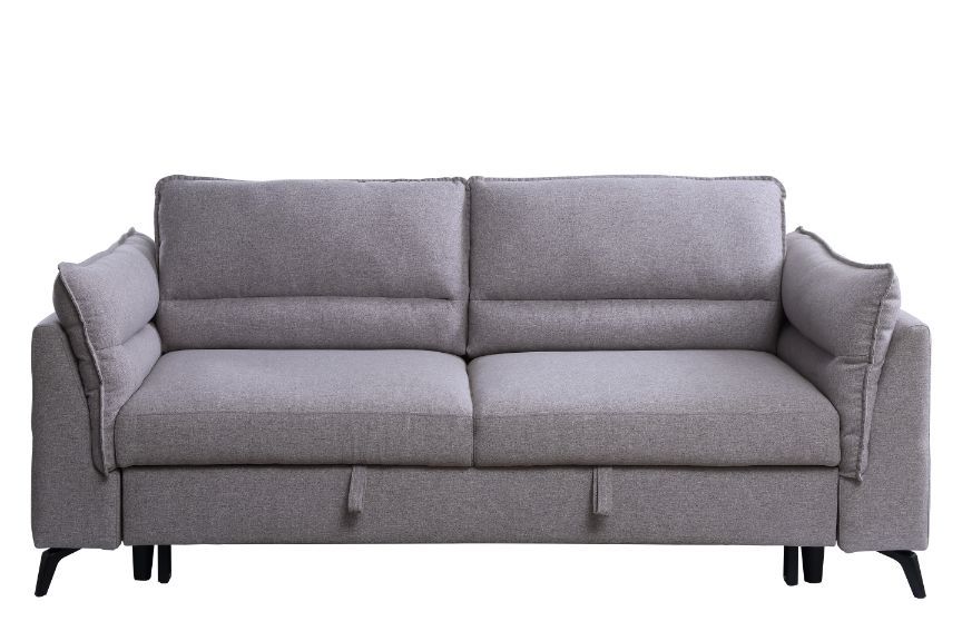 Helaine - Futon - Gray Fabric Unique Piece Furniture