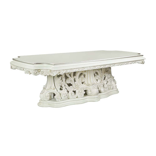 Adara - Dining Table - Antique White Finish Unique Piece Furniture