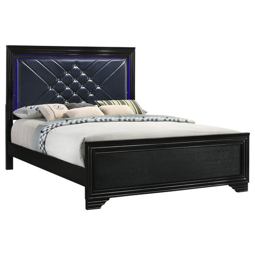 Penelope - Bed with LED Lighting Star Unique Piece Furniture