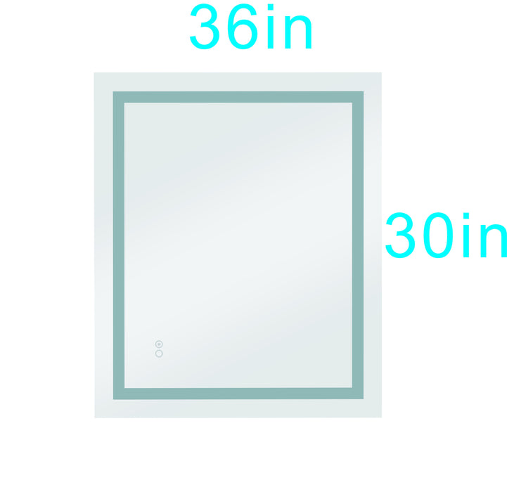 Led Mirror For Bathroom With Lights, Dimmable, Anti - Fog, Lighted Bathroom Mirror With Smart Touch Button, Memory Function Horizontal / Vertical