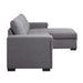 Jacop - Sectional Sofa - Dark Gray Fabric Unique Piece Furniture