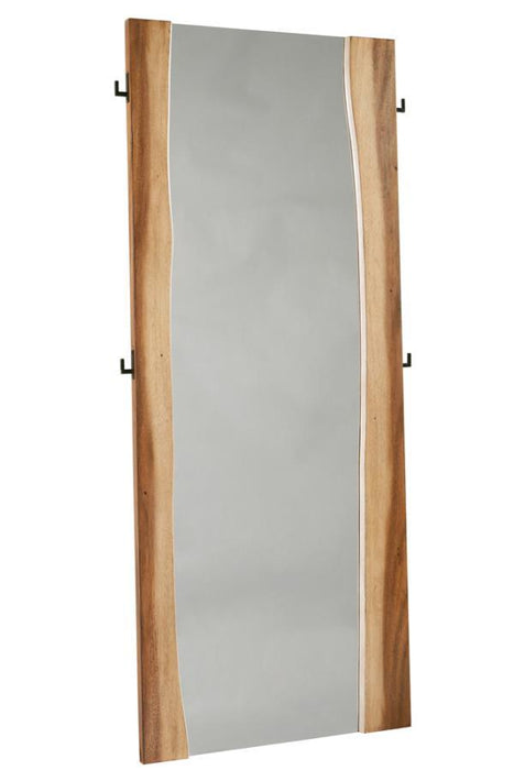 Winslow - Standing Mirror - Smokey Walnut And Coffee Bean Unique Piece Furniture