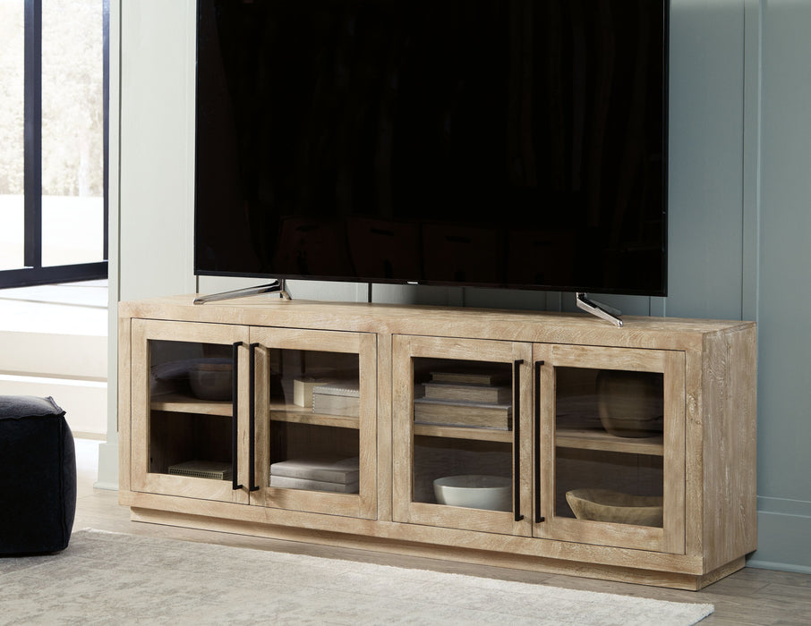Belenburg - Washed Brown - Accent Cabinet - Horizontal Unique Piece Furniture
