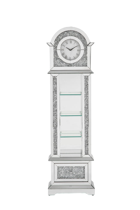 Acme Noralie Grandfather Clock - Led Mirrored & Faux Diamonds