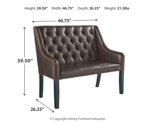 Carondelet - Brown - Accent Bench Unique Piece Furniture