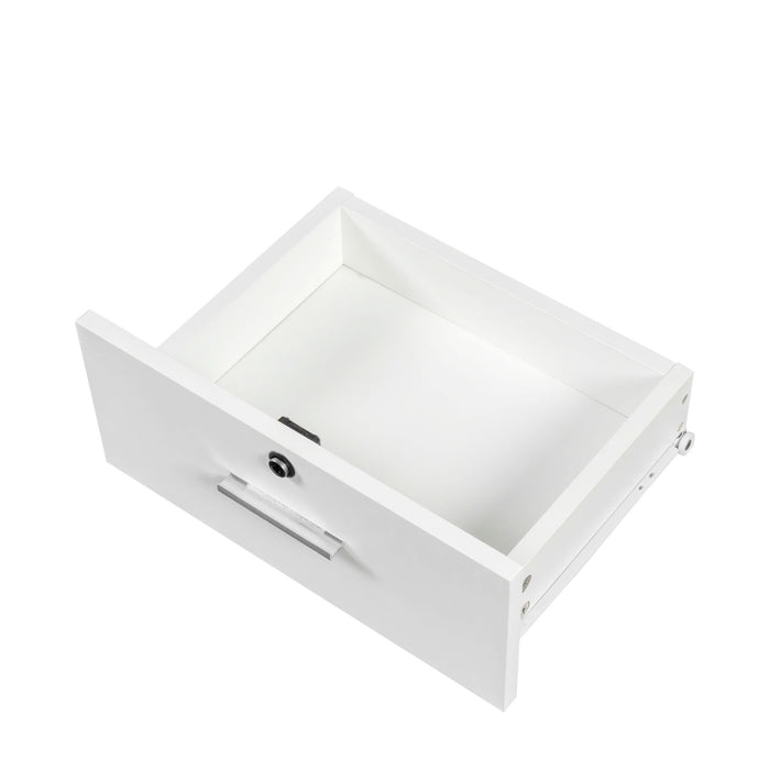 White Modern Simple Hair Desk, Multi - Layer Storage, Large Storage Space