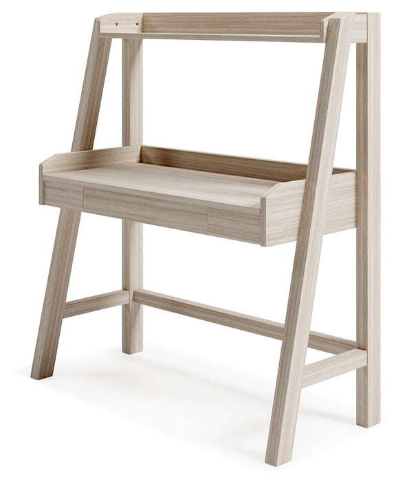 Blariden - Natural - Desk W/Hutch Unique Piece Furniture