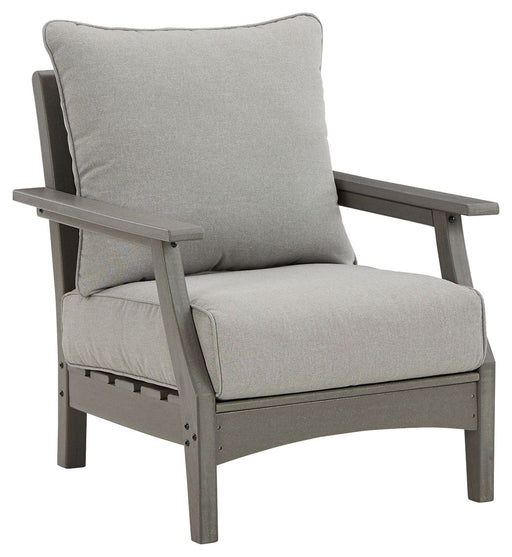 Visola - Gray - Lounge Chair W/Cushion (Set of 2) Unique Piece Furniture