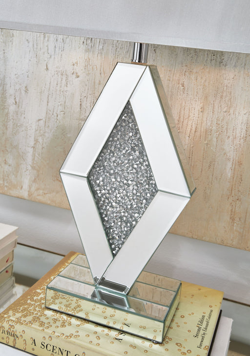 Prunella - Silver Finish - Mirror Table Lamp Unique Piece Furniture