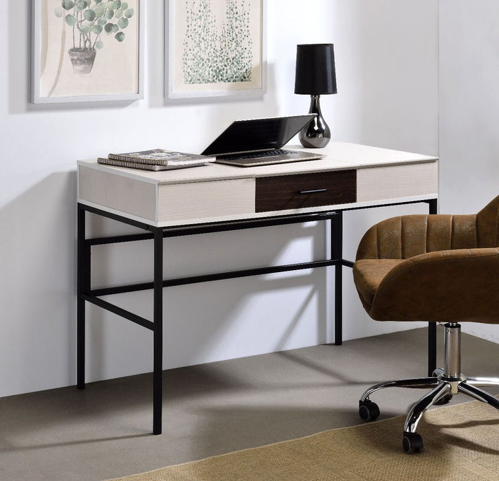 Verster - Desk - Natural & Black Finish Unique Piece Furniture